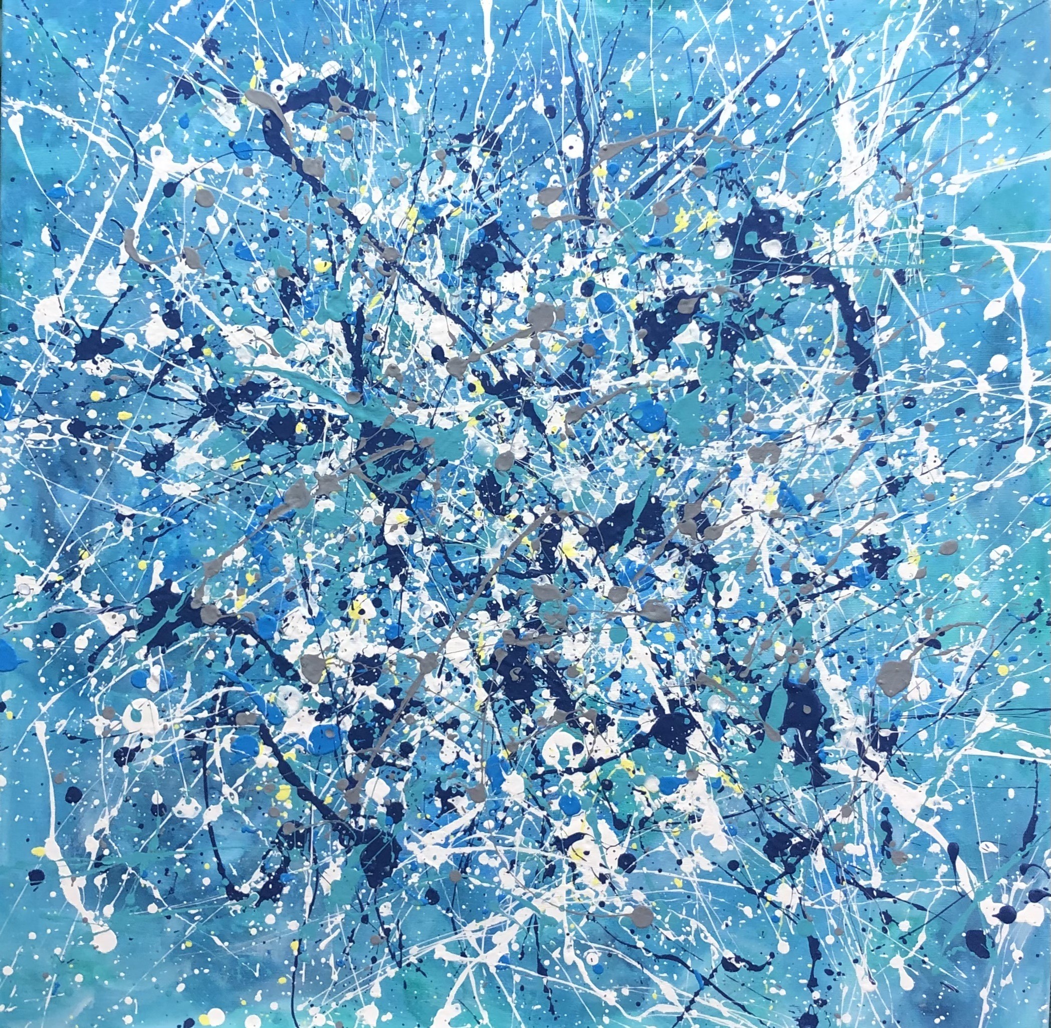 Nataliia Krykun, Series “Between Heaven and Earth” - turquoise blue Nataliia Krykun, Series “Between Heaven and Earth” - turquoise blue