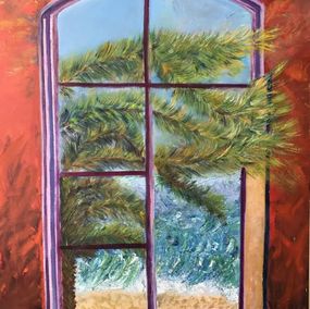 Peinture, Fenêtre sur la mer 2, Jenny D'ormond