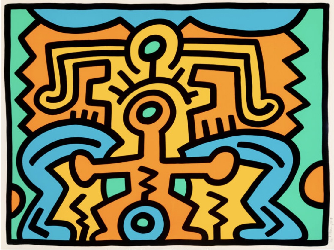 Keith Haring, Growing III Keith Haring, Growing III
