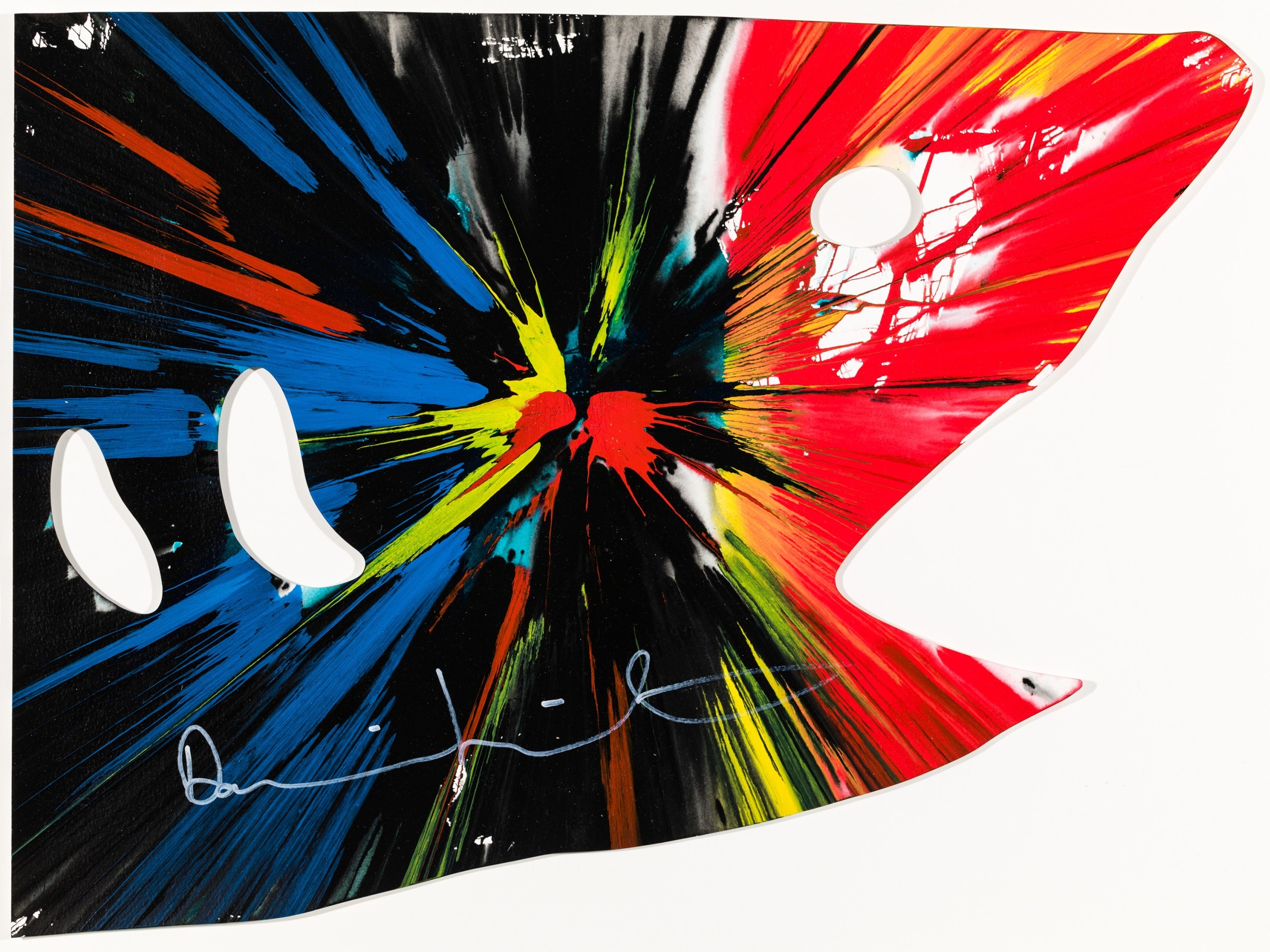 Damien Hirst, Shark - Spin Painting Damien Hirst, Shark - Spin Painting
