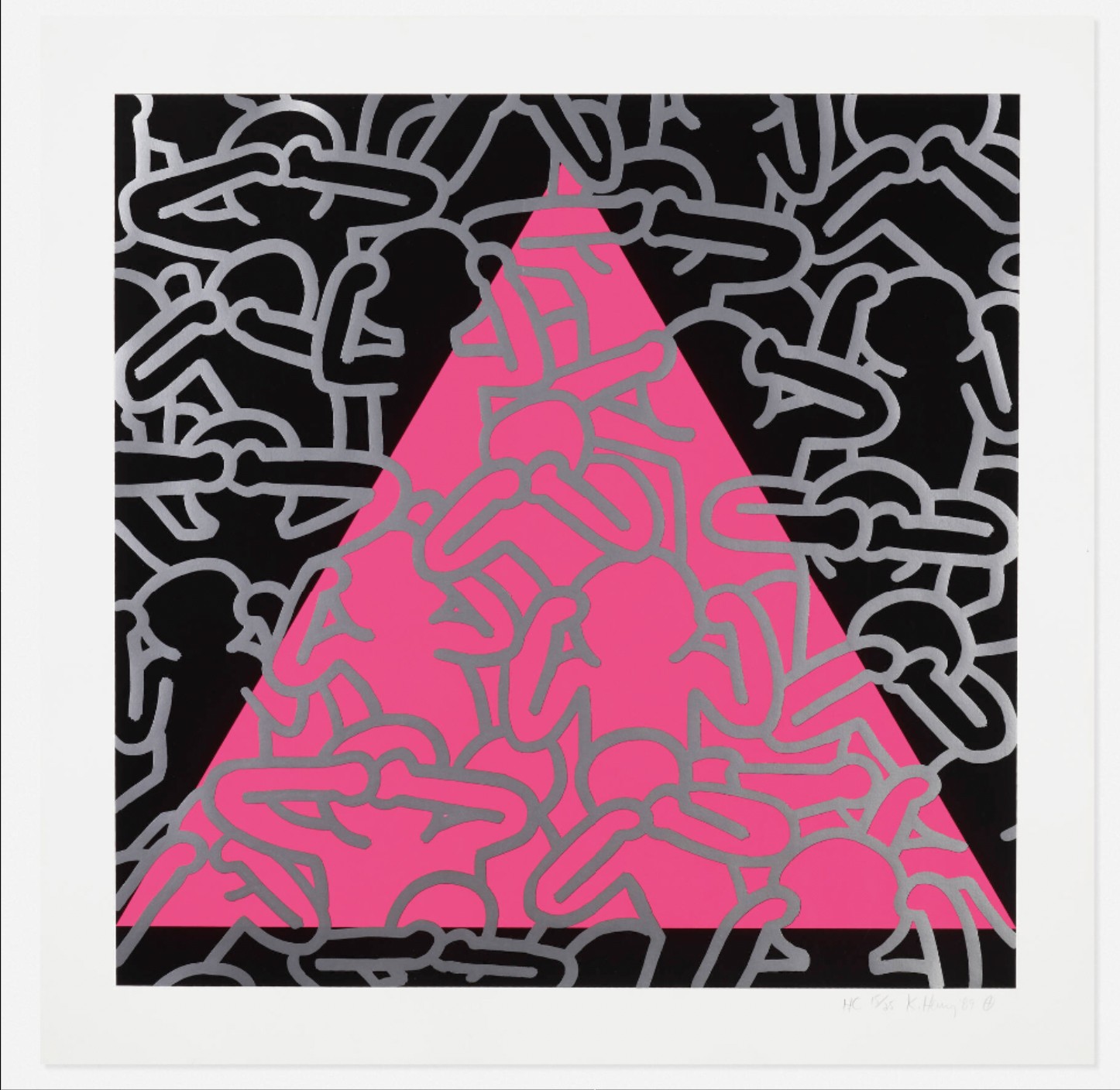 Keith Haring, Silence = Death Keith Haring, Silence = Death