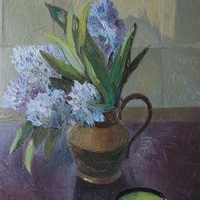 Painting, Matcha tea, Galya Popova