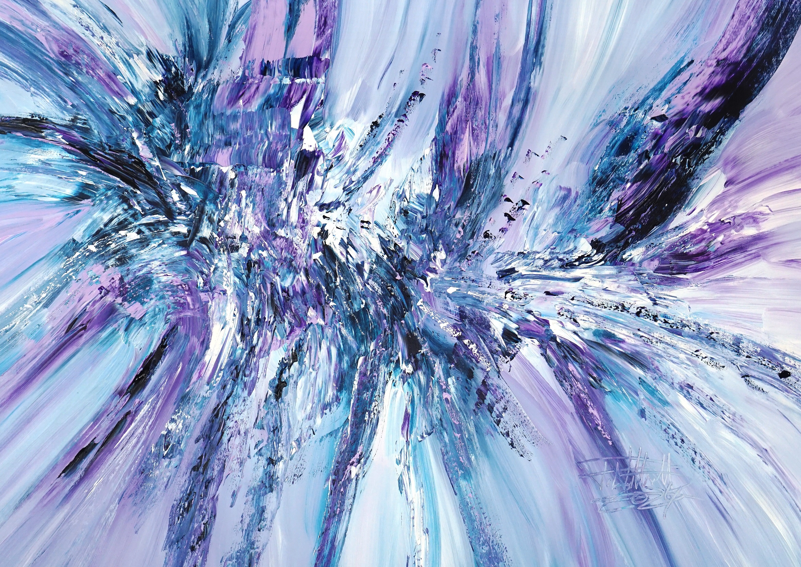 Peter Nottrott, Purple Turquoise Blue M 1 Peter Nottrott, Purple Turquoise Blue M 1
