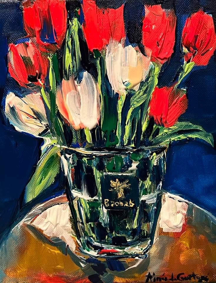 Aimée De Courtozé, Le bouquet de Tulipes Aimée De Courtozé, Le bouquet de Tulipes