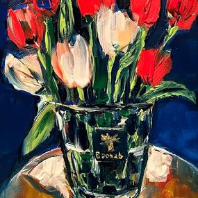 Gemälde, Le bouquet de Tulipes, Aimée De Courtozé