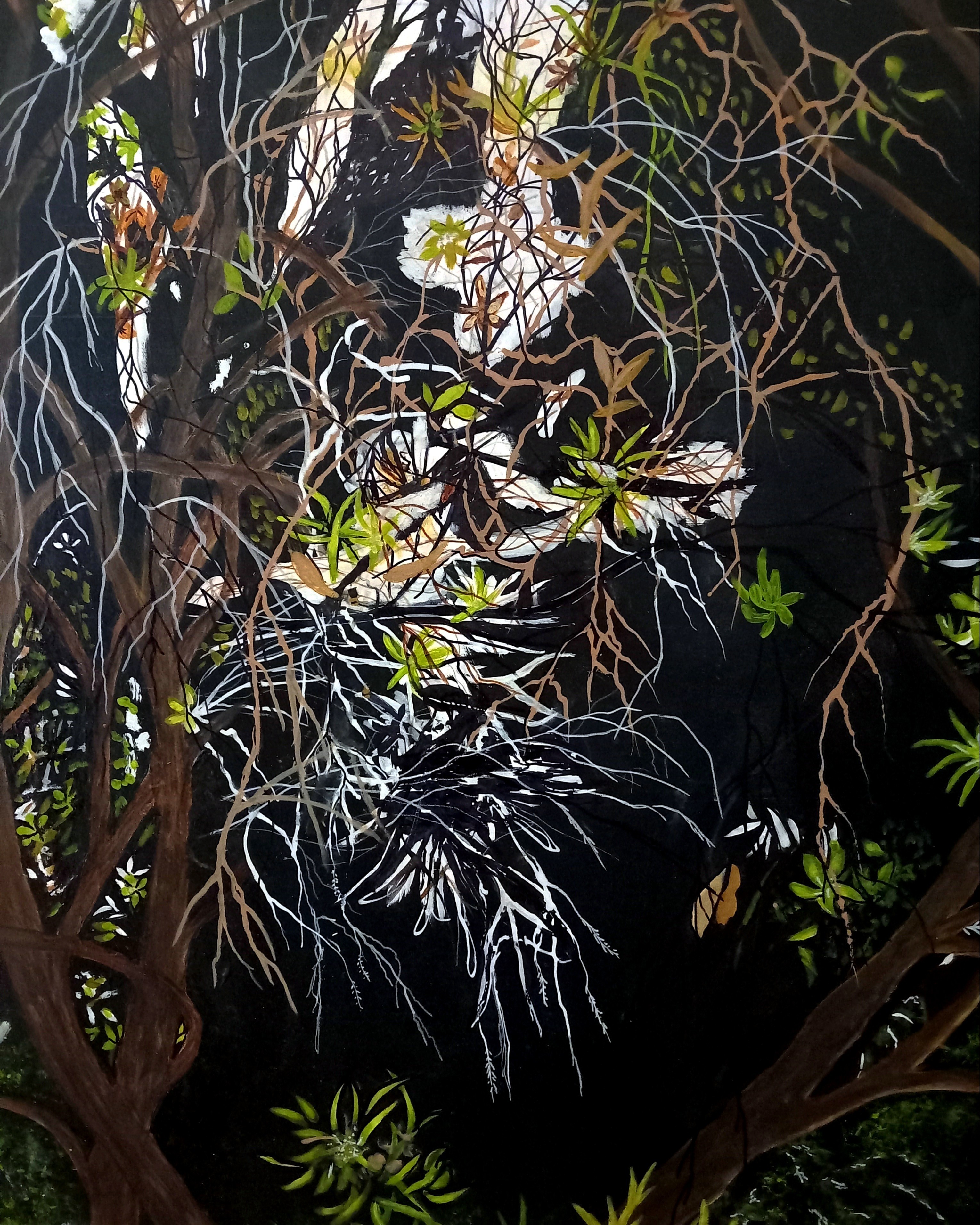 Danielle Launay, Dans Mon Jardin Éclairé la Nuit No.4 Danielle Launay, Dans Mon Jardin Éclairé la Nuit No.4