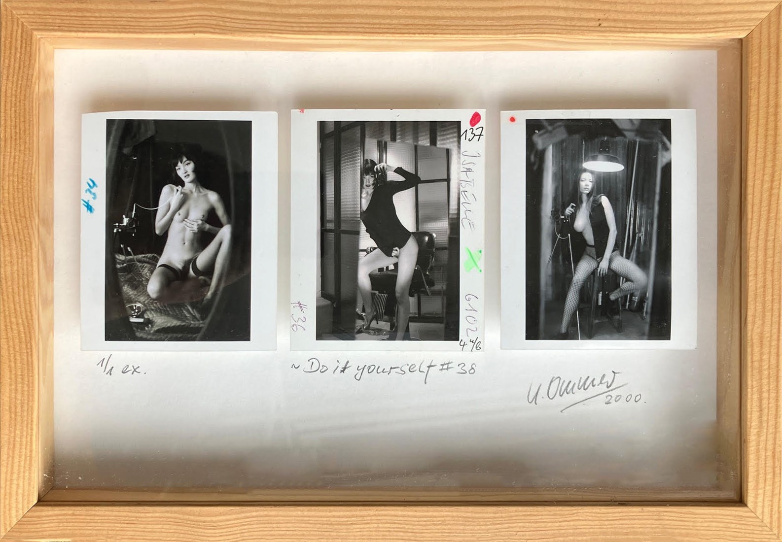 Uwe Ommer, A set of 3 Polaroids from the Do it Yourself Series Uwe Ommer, A set of 3 Polaroids from the Do it Yourself Series