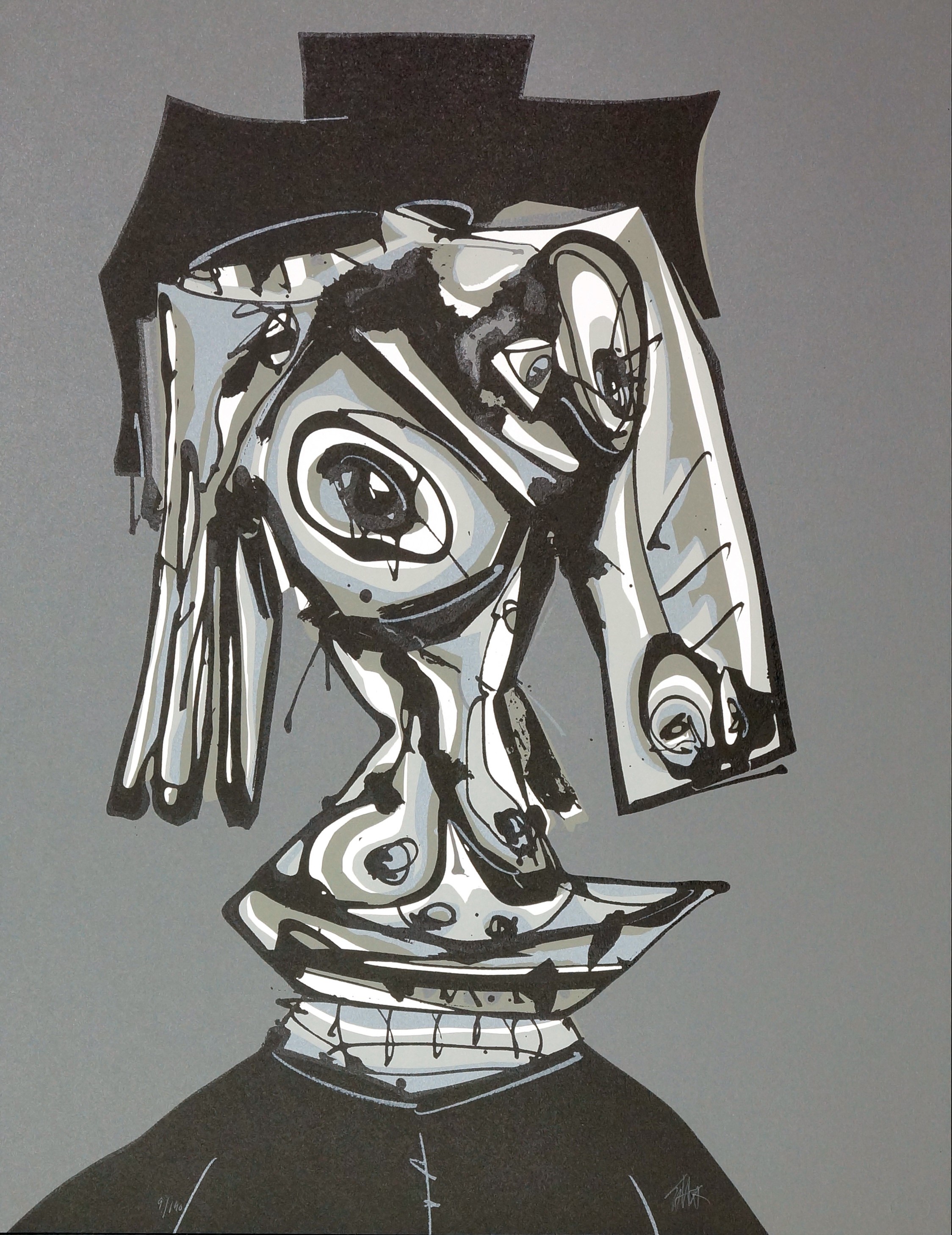 Antonio Saura, Hommage à Dora Maar 3 Antonio Saura, Hommage à Dora Maar 3