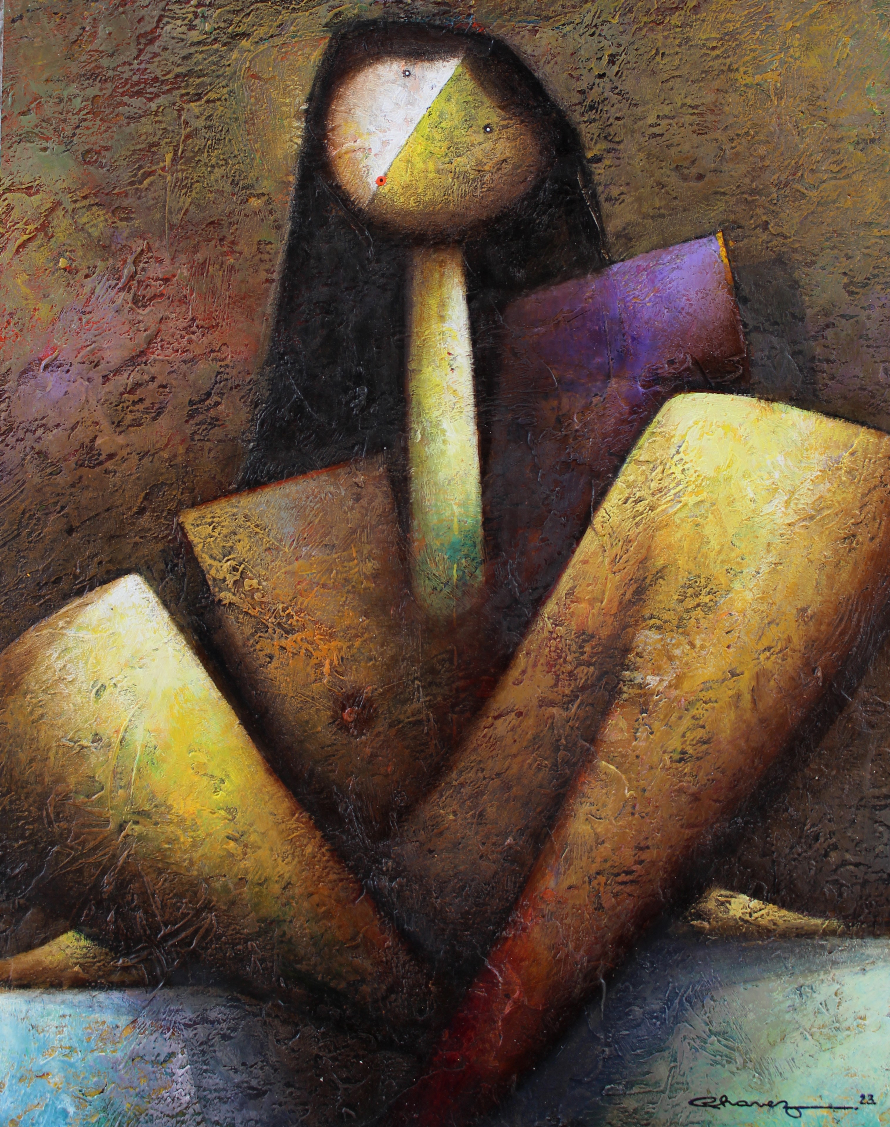 Reinaldo Chavez, She received a kiss in the soul Reinaldo Chavez, She received a kiss in the soul