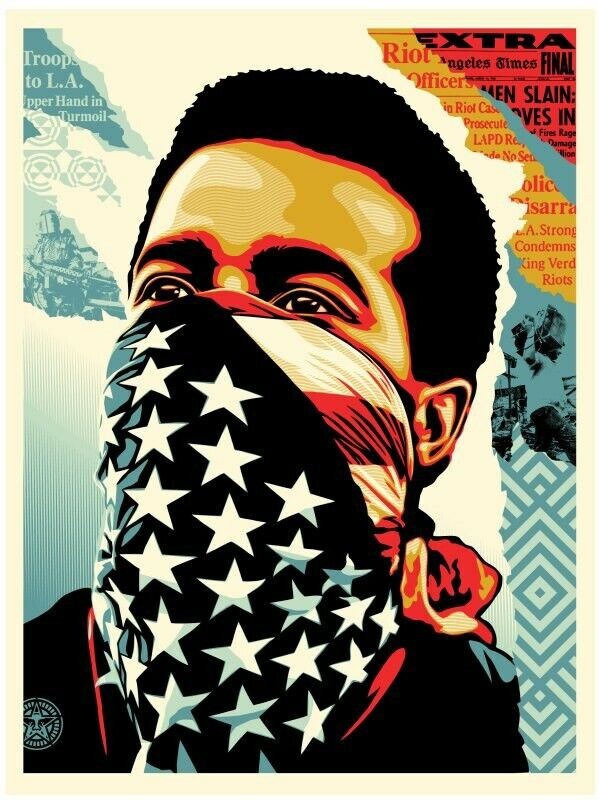Shepard Fairey (Obey), American Rage Shepard Fairey (Obey), American Rage
