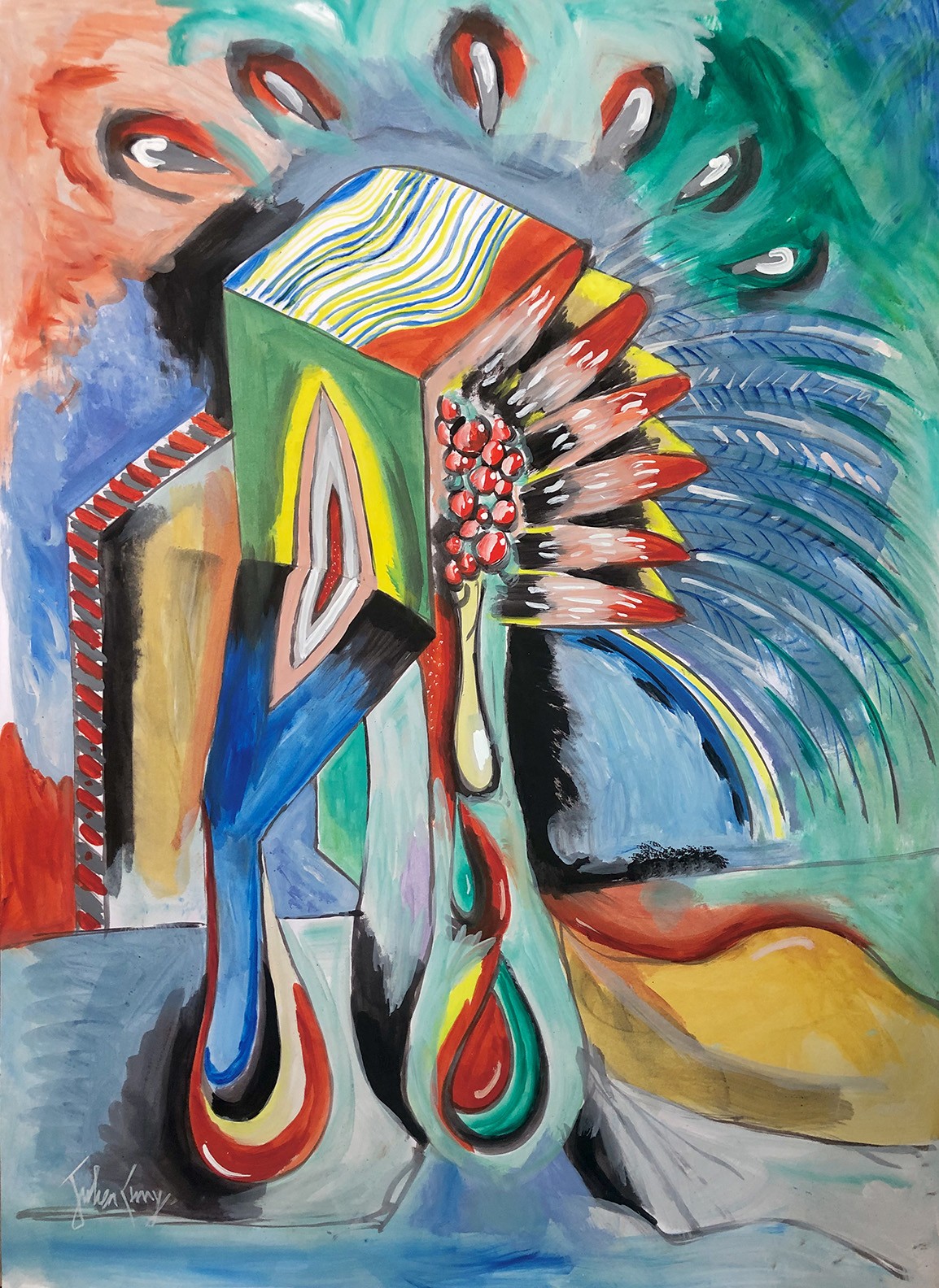 Julien Cuny, Le coq Julien Cuny, Le coq