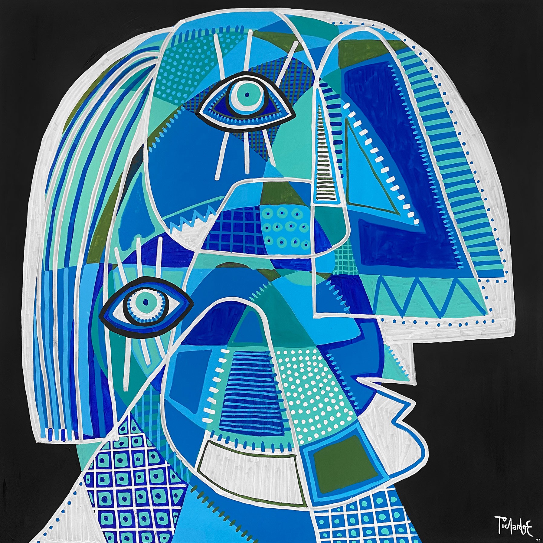 Enrique Pichardo, Retrato Azul Enrique Pichardo, Retrato Azul