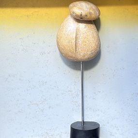 Sculpture, Pedra sobre llum, Ferran Cartes Yerro