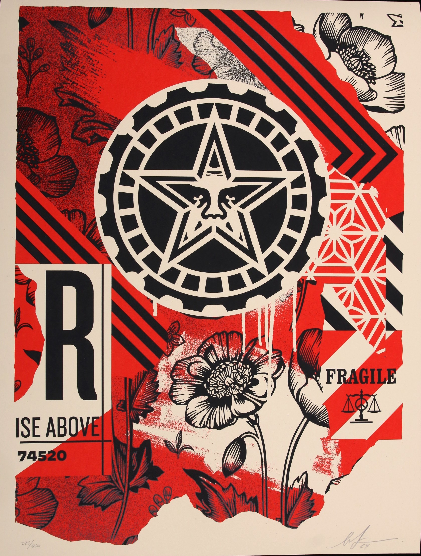 Shepard Fairey (Obey), Gears of Justice Shepard Fairey (Obey), Gears of Justice