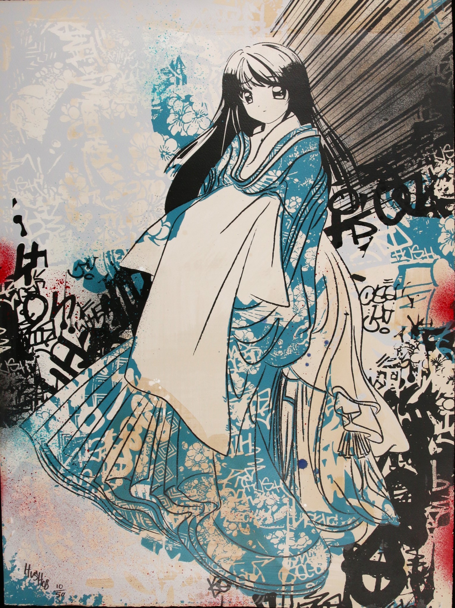 Hush, Graf Geisha Blue Hush, Graf Geisha Blue