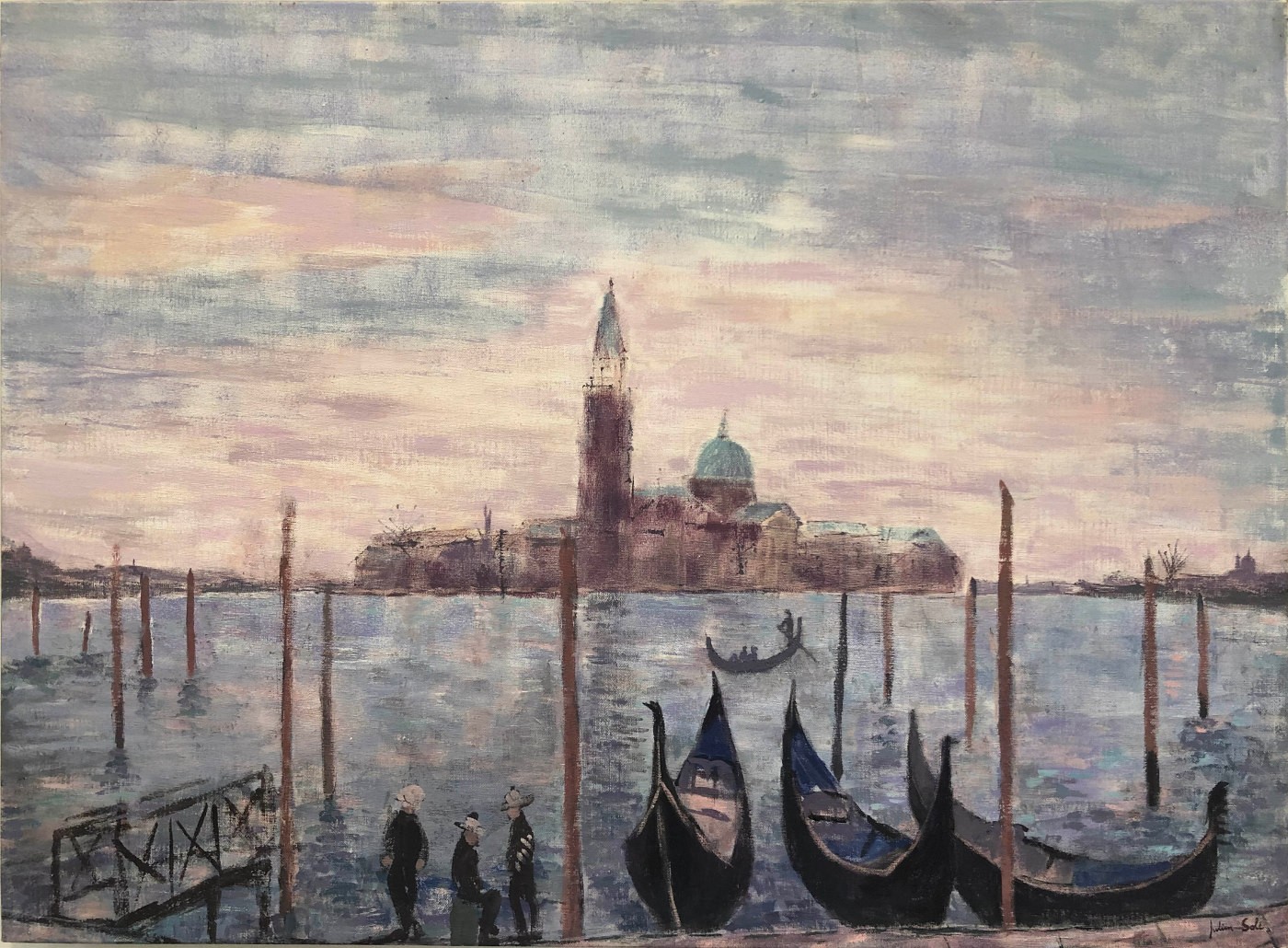 Julien Solé, Gondoles et San Giorgio Julien Solé, Gondoles et San Giorgio