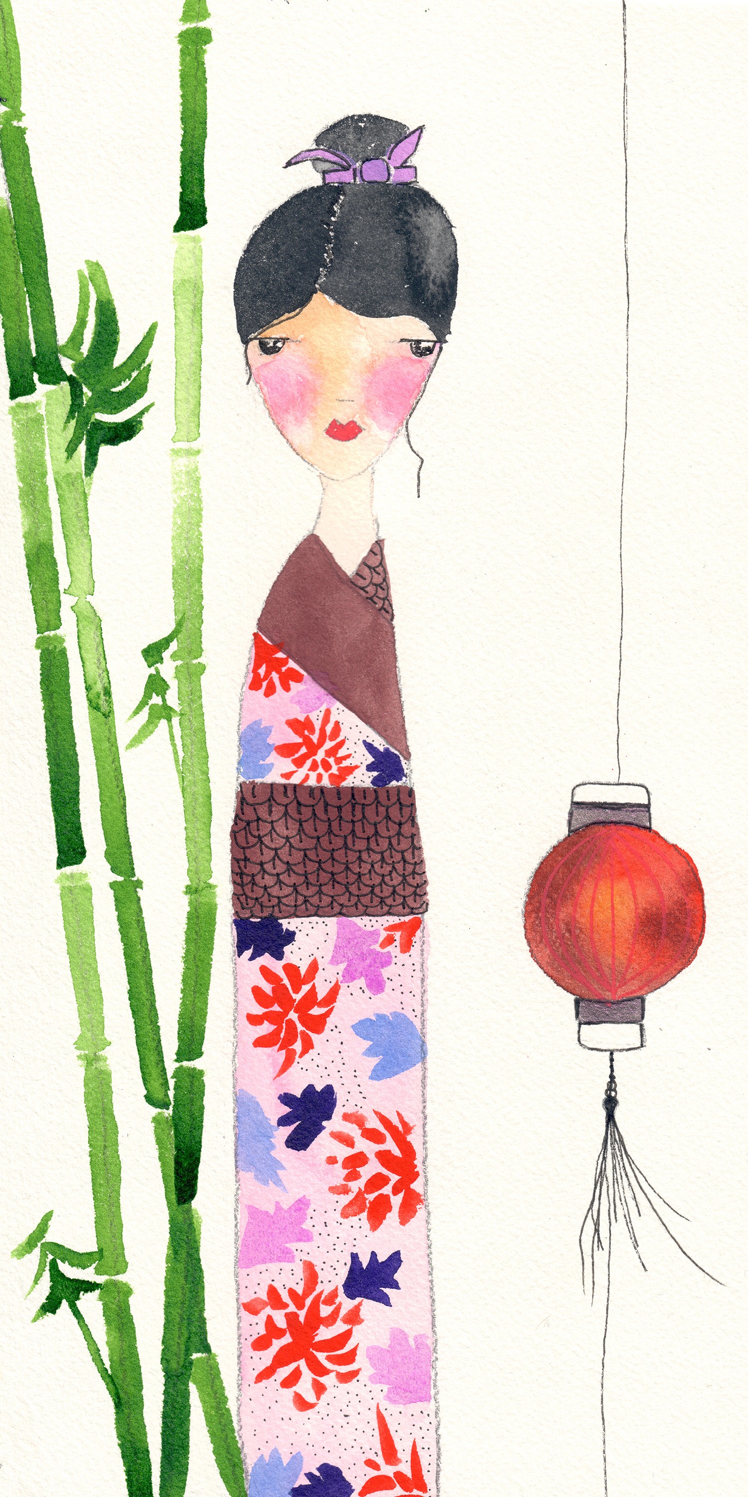 Gris De Garance, Femme chinoise Gris De Garance, Femme chinoise
