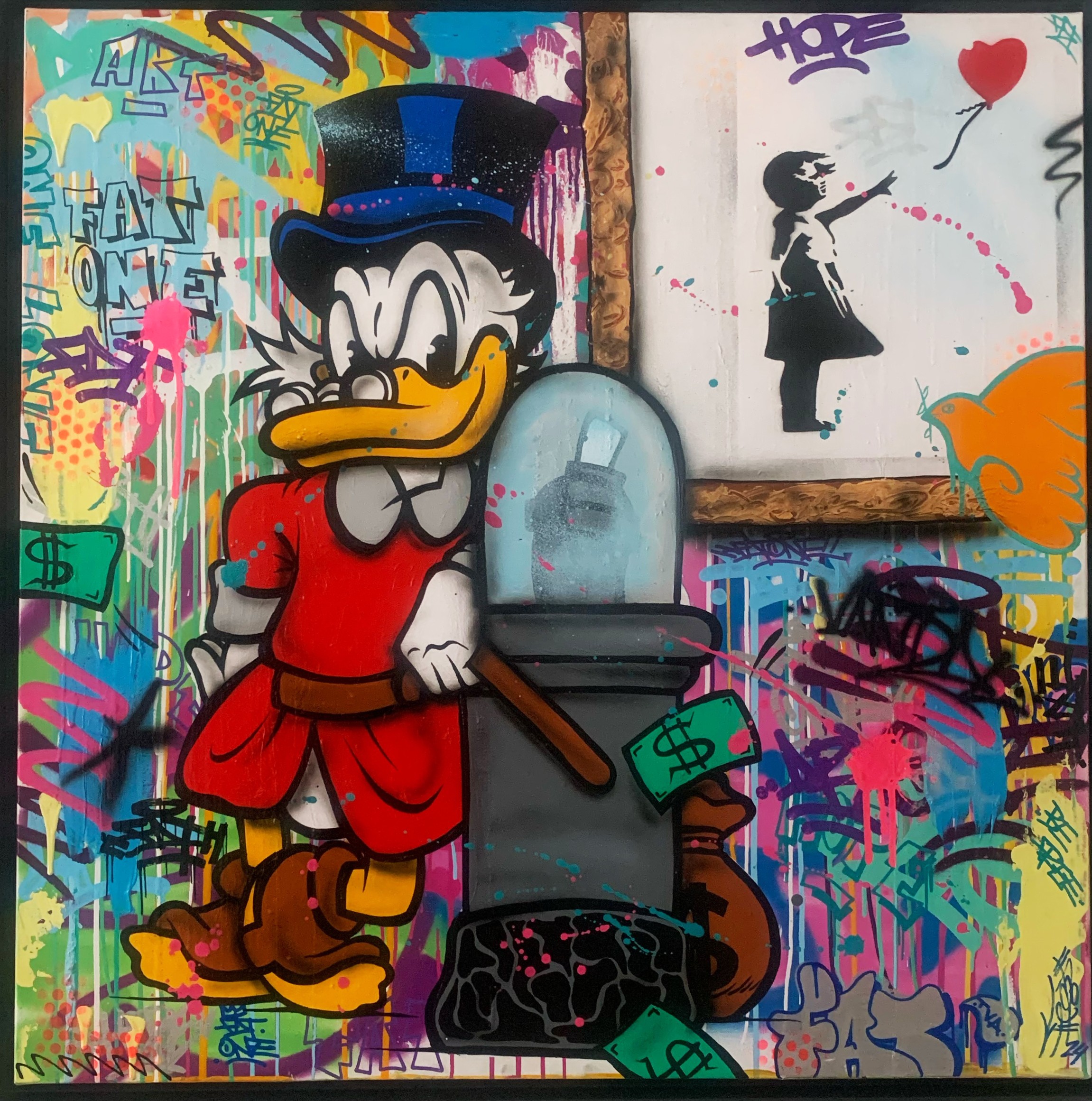Fat, Picsou Banksy Picasso Fat, Picsou Banksy Picasso