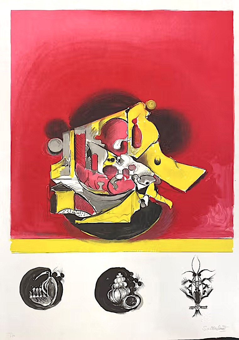 Graham Sutherland, Nature morte aux insectes Graham Sutherland, Nature morte aux insectes