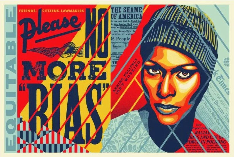 Shepard Fairey (Obey), No More Bias Shepard Fairey (Obey), No More Bias