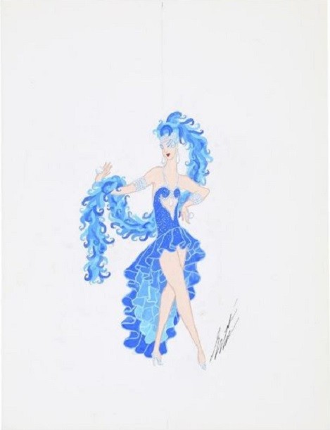 Erte Tirtoff, Dancing Girl Erte Tirtoff, Dancing Girl