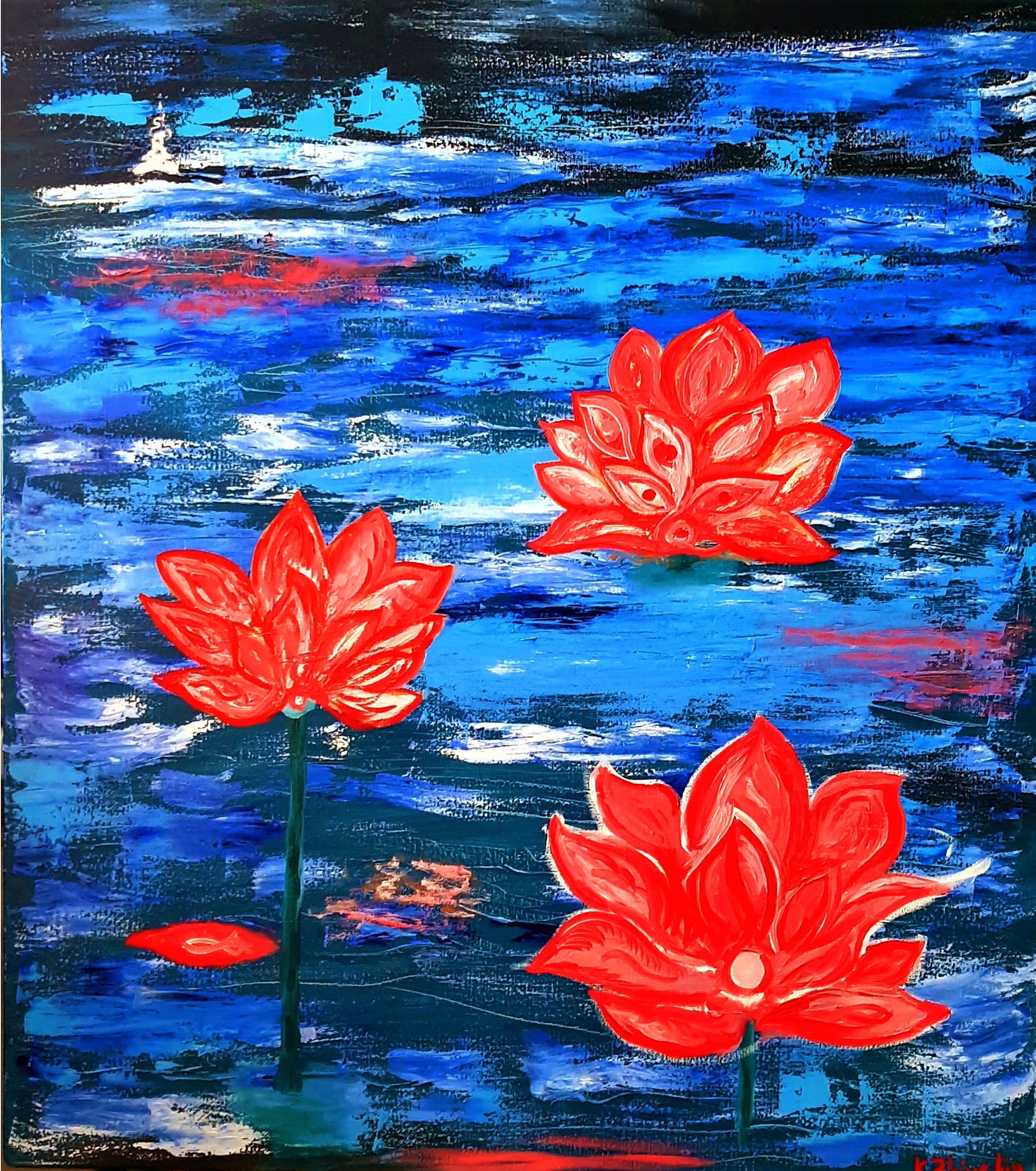 Kat Zhivetin, Three Lotuses Kat Zhivetin, Three Lotuses