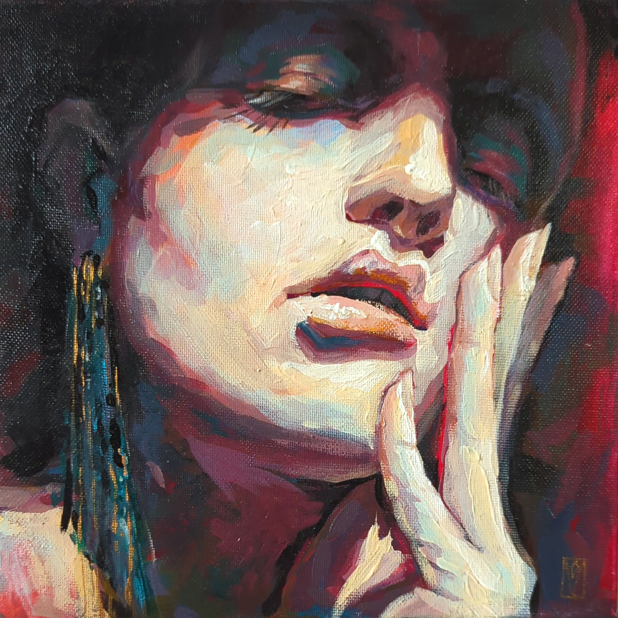 Olha Vlasova, Woman`s head etude Olha Vlasova, Woman`s head etude