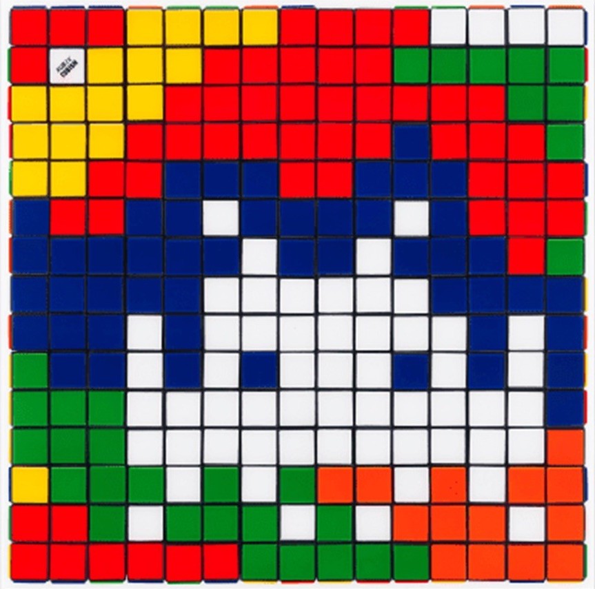 Invader, Rubik Camouflage Invader, Rubik Camouflage