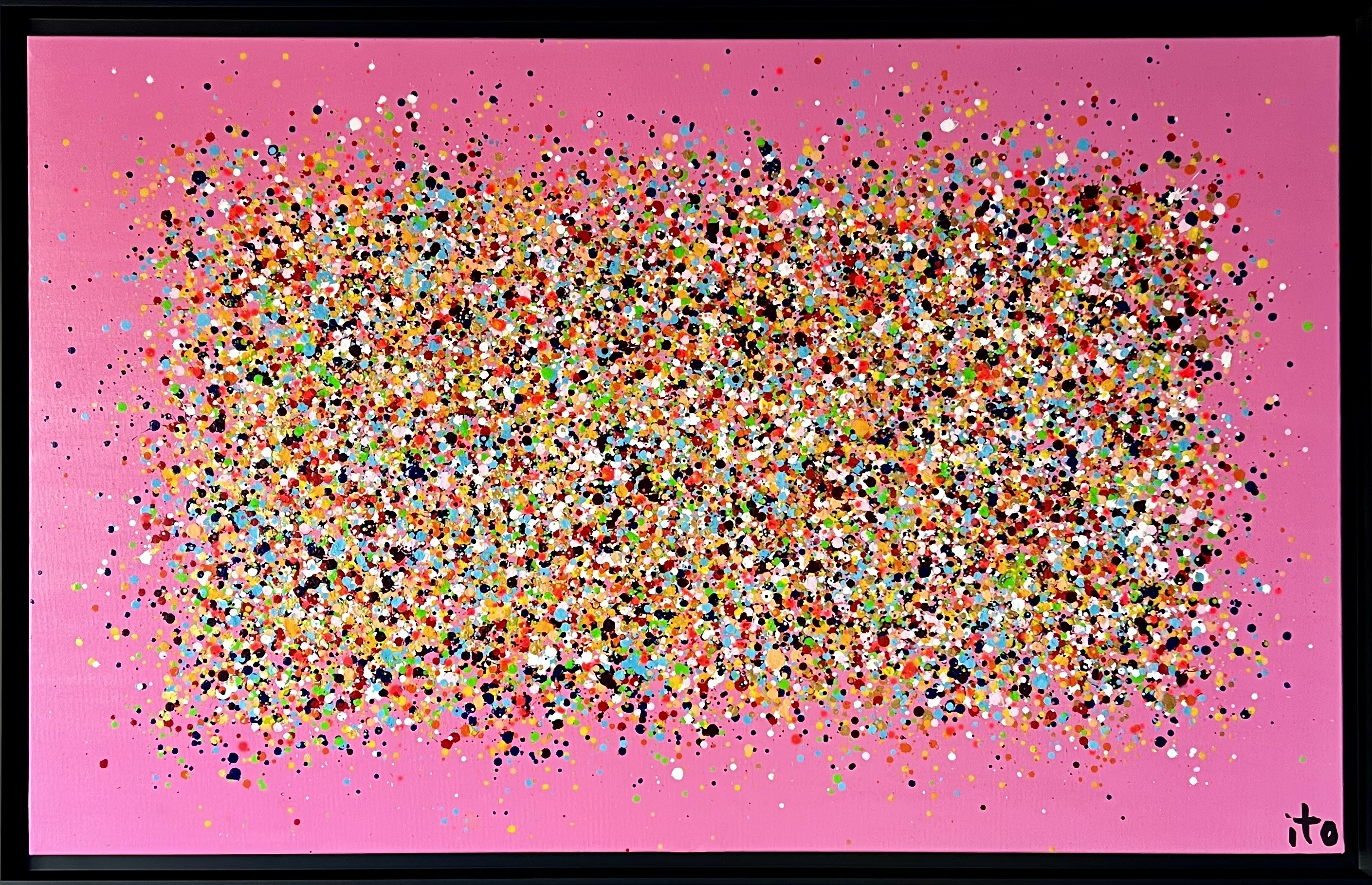 Ito Dubois, Gravity, Pink Background Ito Dubois, Gravity, Pink Background