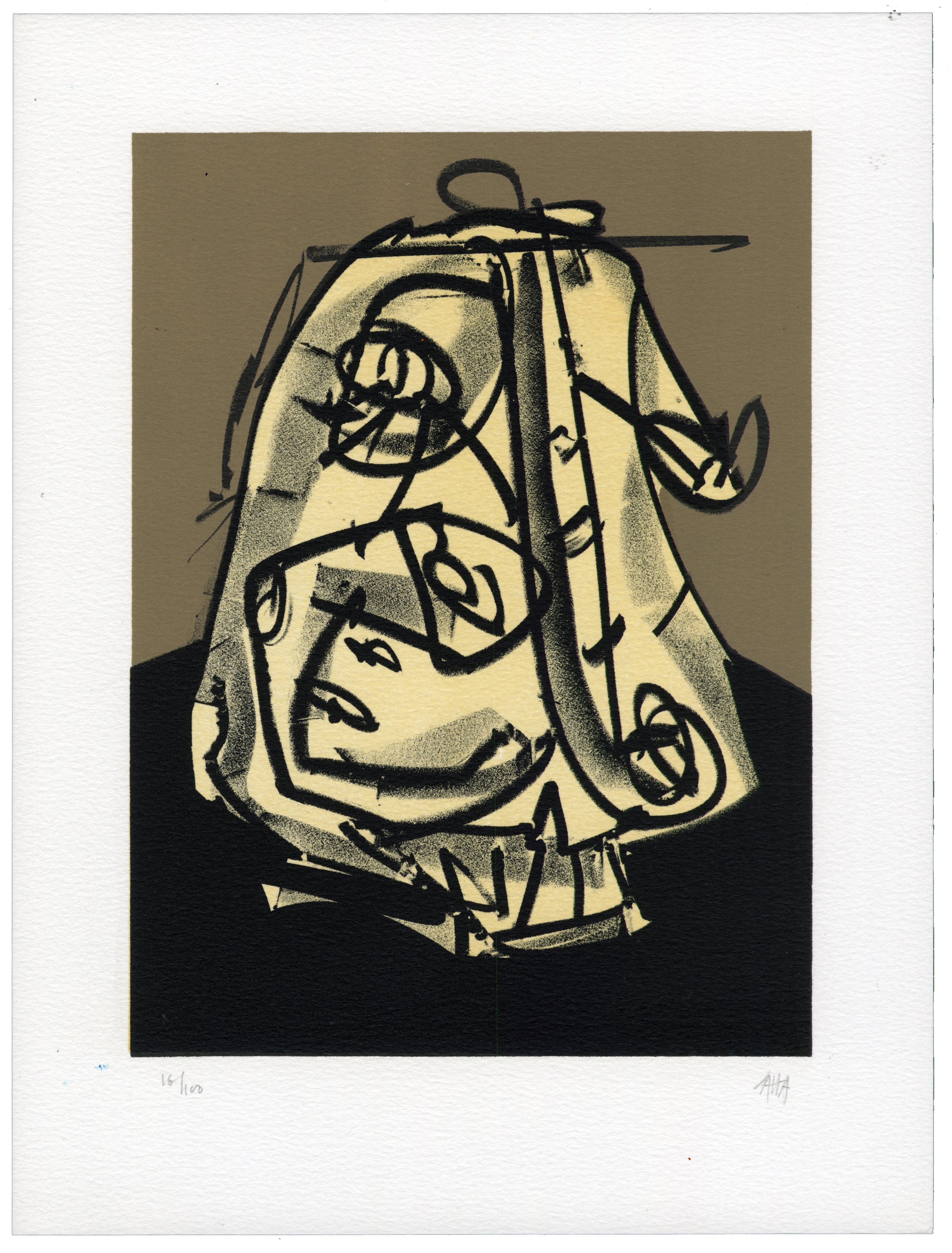 Antonio Saura, Portrait V Antonio Saura, Portrait V