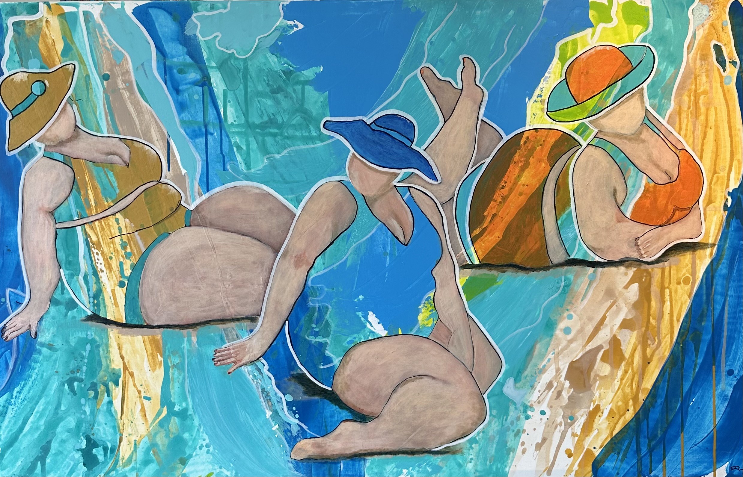 Bente Halvorsen, Ladies on The Beach Bente Halvorsen, Ladies on The Beach