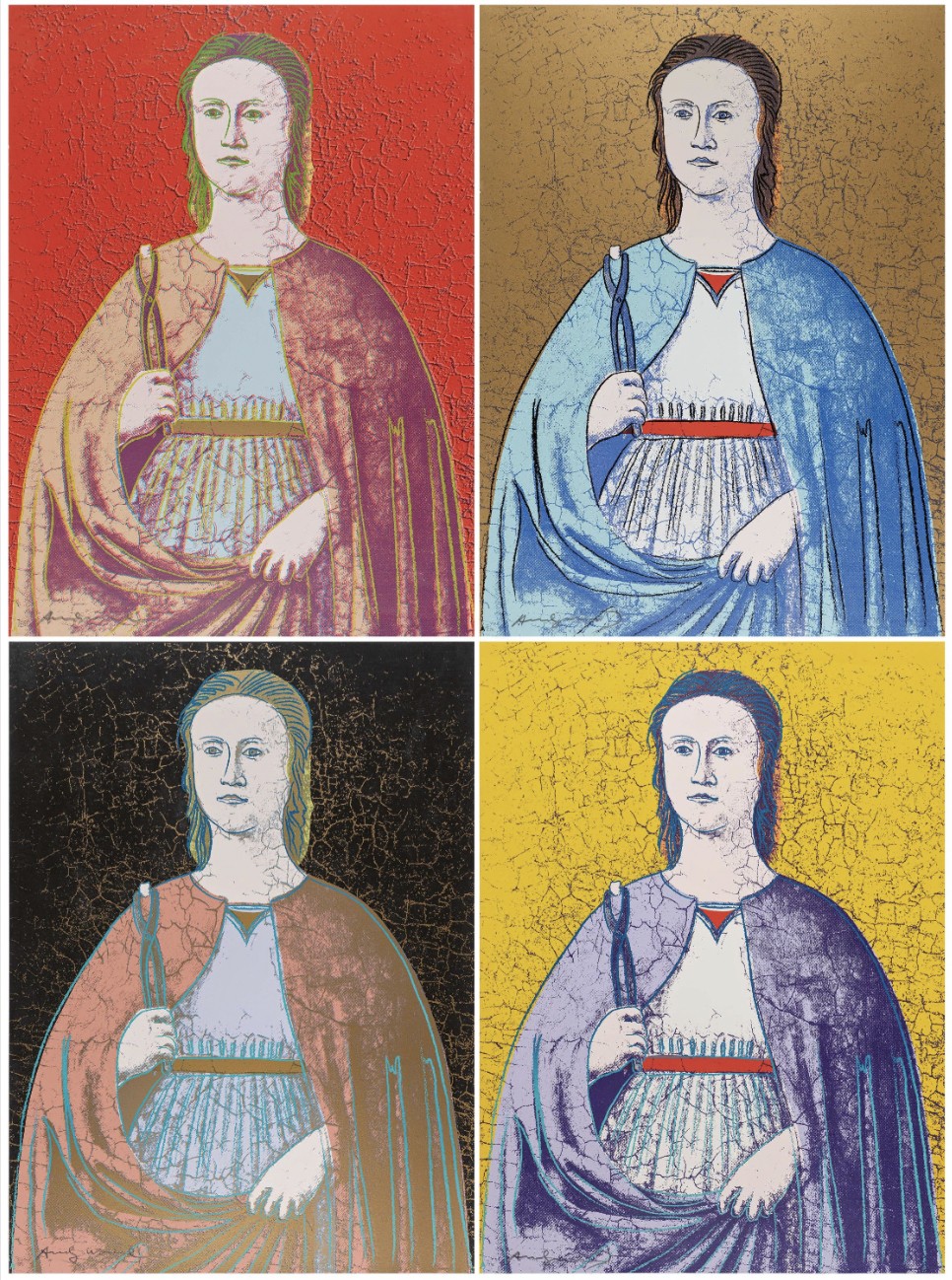 Andy Warhol, St. Apollonia FS II.330-333 (Matching Set) Andy Warhol, St. Apollonia FS II.330-333 (Matching Set)
