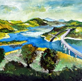 Peinture, Il lago di Castreccioni, Pio Serafini