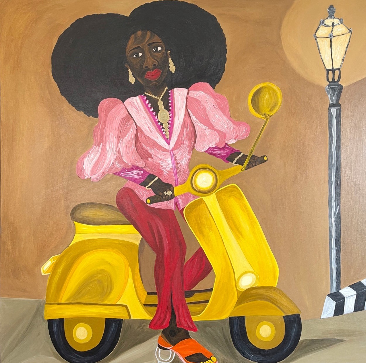 Sophia Oshodin, Riding-Towards-Happiness-III Sophia Oshodin, Riding-Towards-Happiness-III
