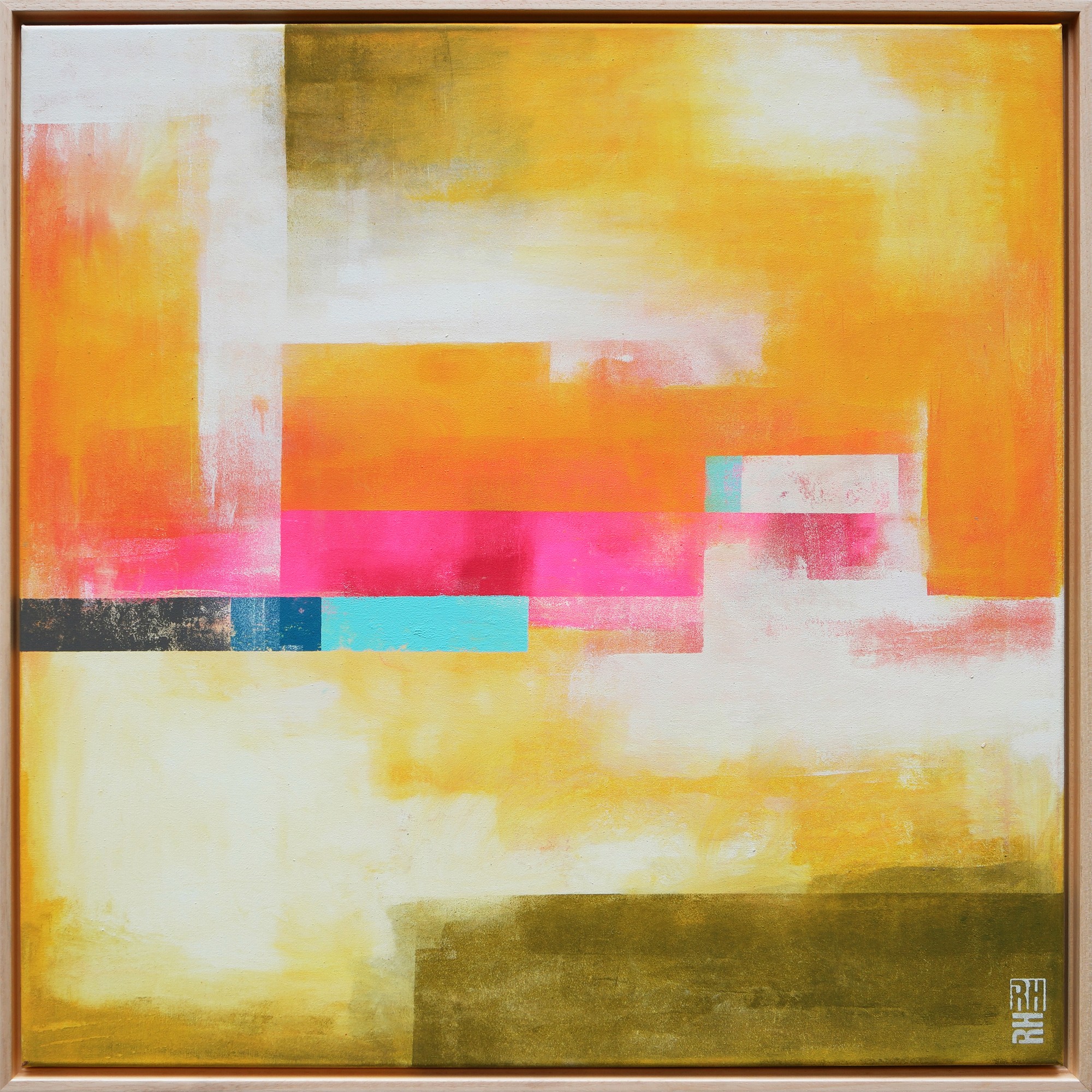 Ronald Hunter, Untitled in yellow square Ronald Hunter, Untitled in yellow square