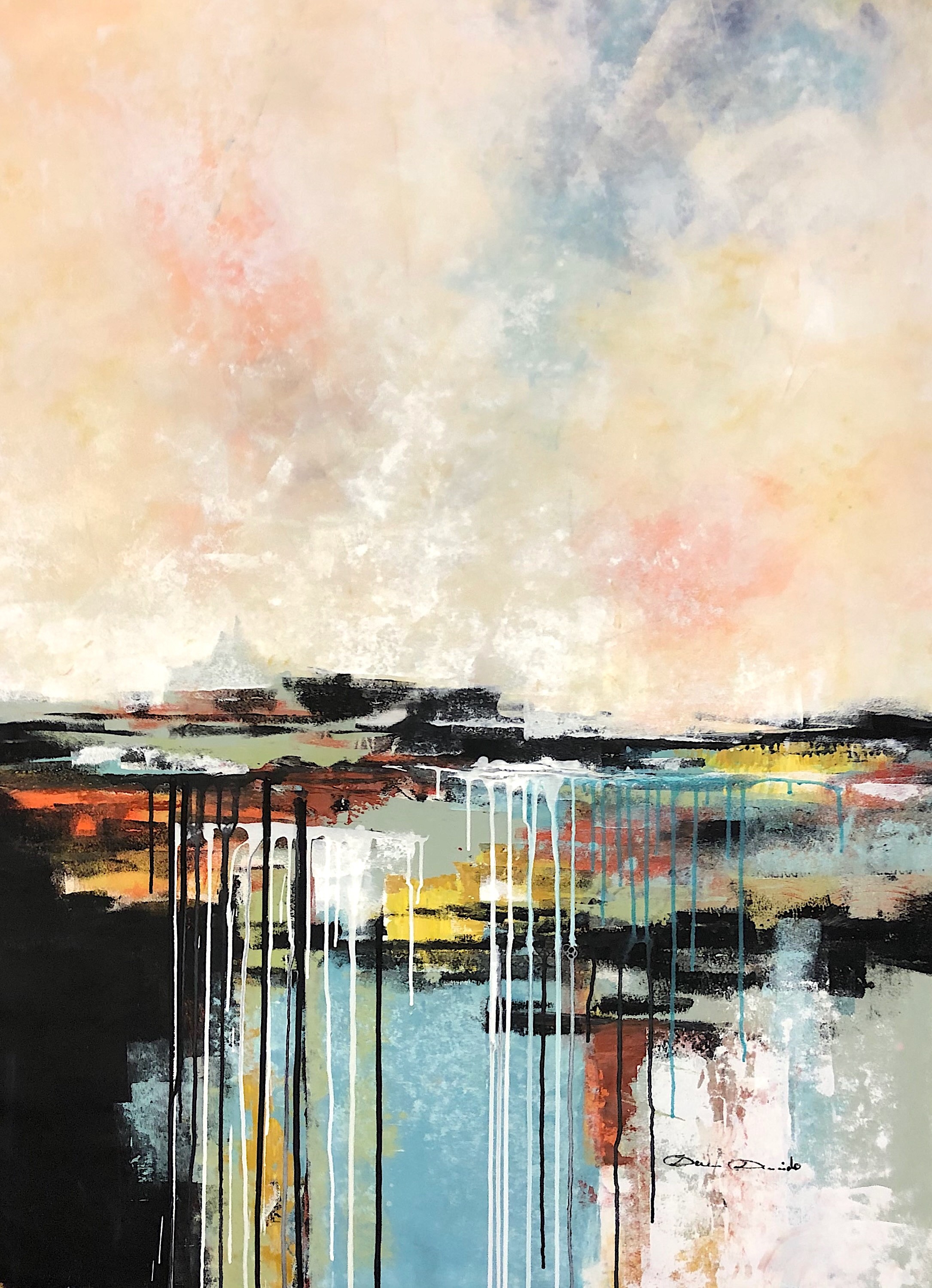 Dam Domido, Paysage semi abstrait (2) Dam Domido, Paysage semi abstrait (2)