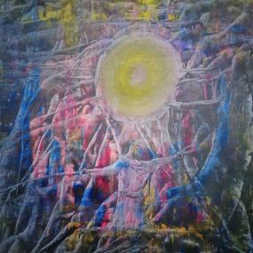 Gemälde, Flash solaire, Patrick Delorme
