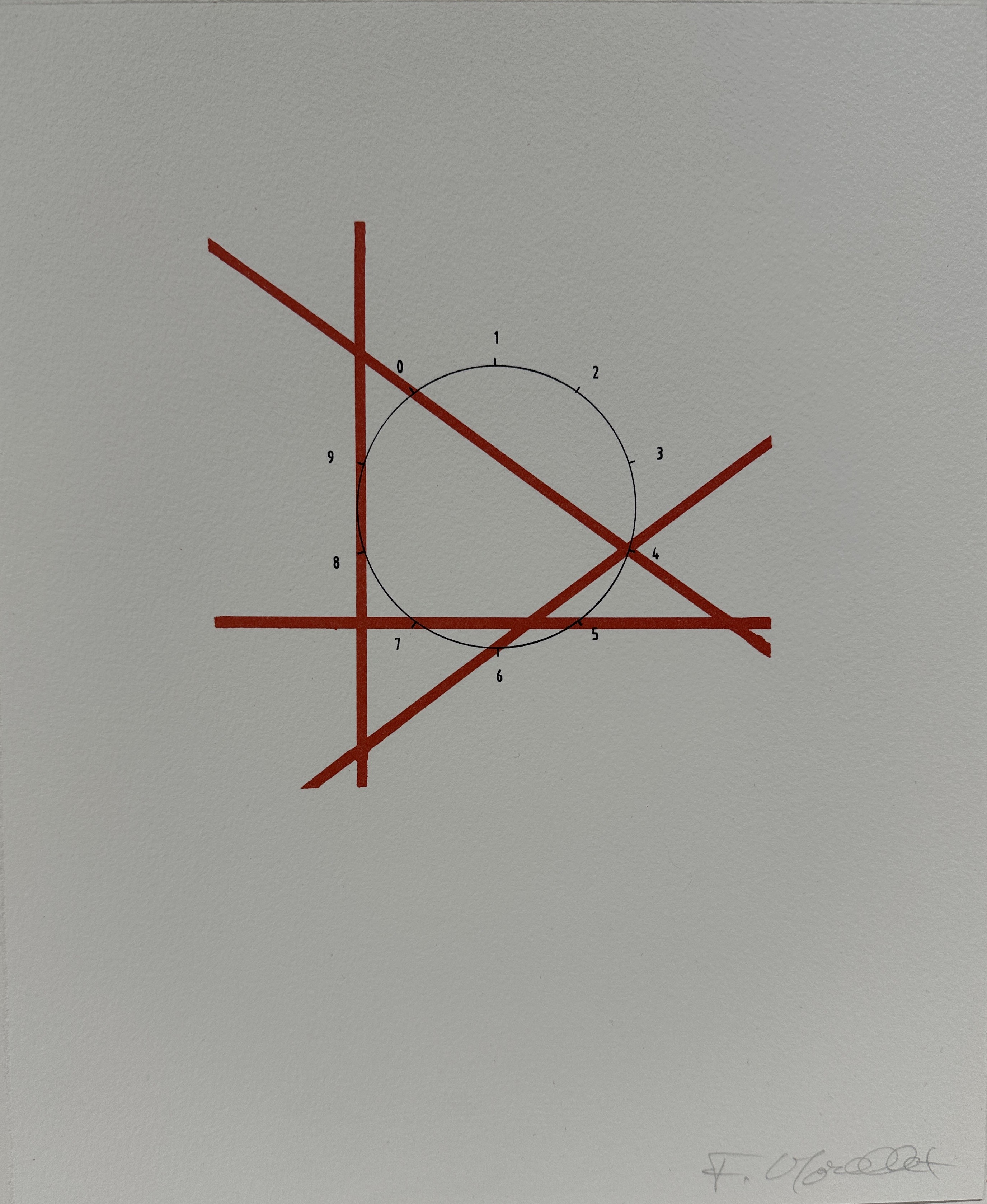 François Morellet, Hasards système et téléphone François Morellet, Hasards système et téléphone