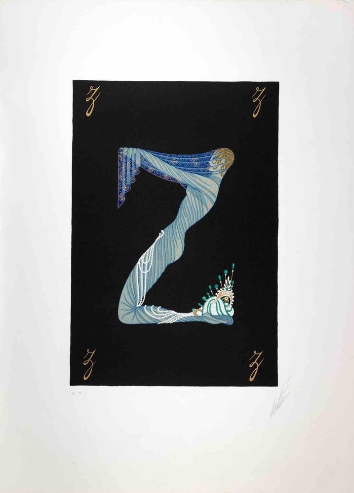 Erte Tirtoff, Letter Z Erte Tirtoff, Letter Z