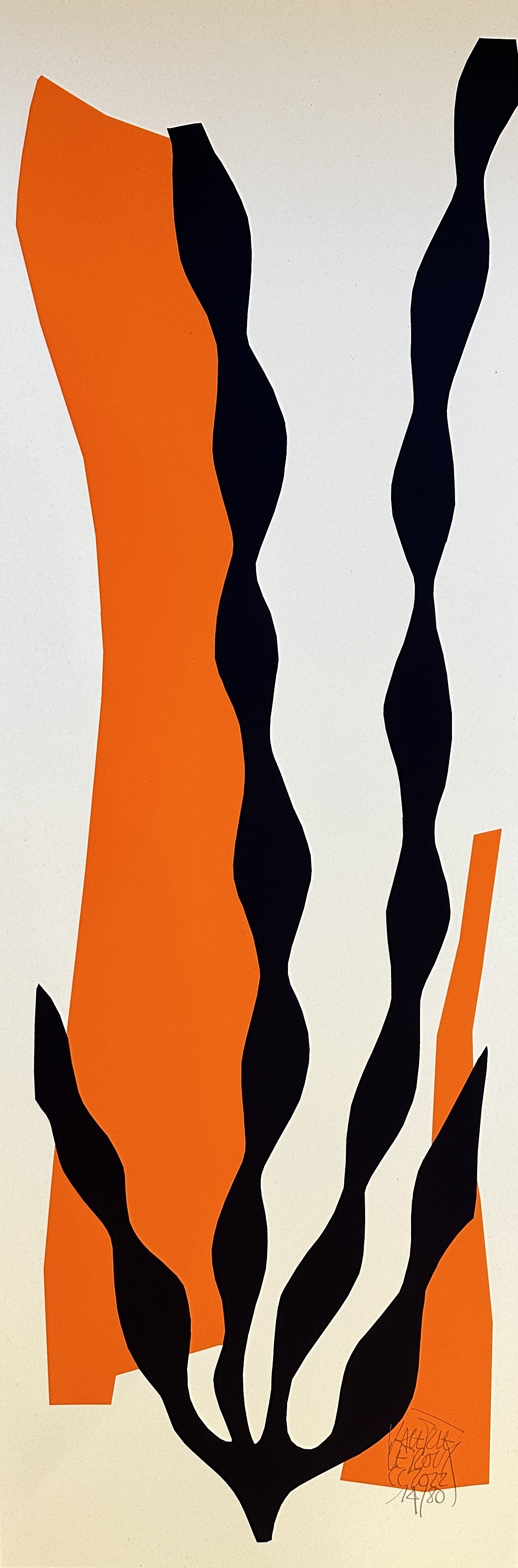 Valérie Le Roux, Corail Orange format allongé Valérie Le Roux, Corail Orange format allongé