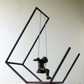 Escultura, El columpio, Amancio Gonzalez