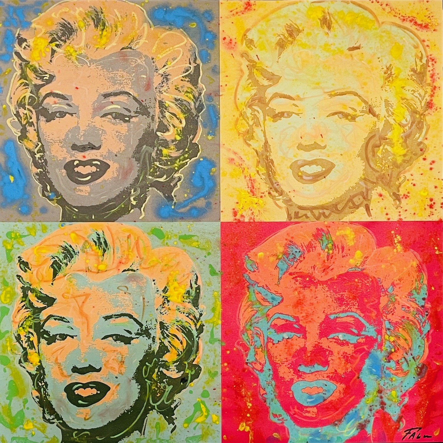 Joaquim Falcó, Four Warhol Marilyn Joaquim Falcó, Four Warhol Marilyn