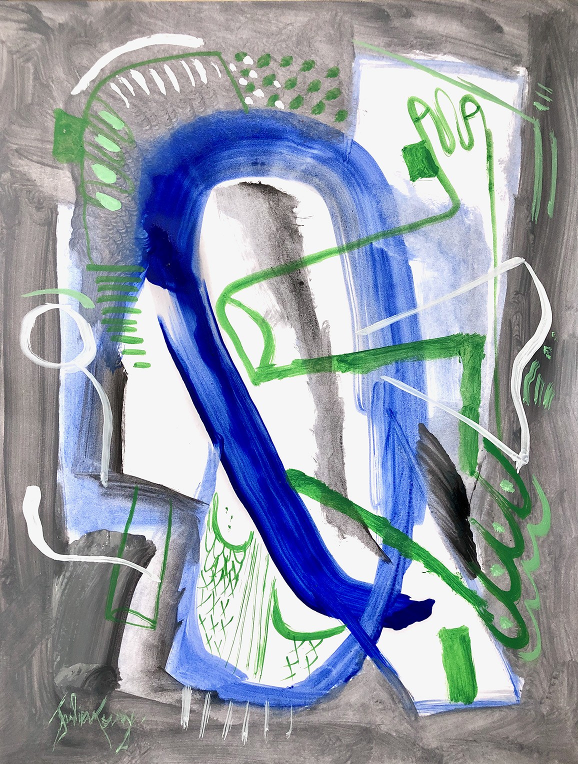Julien Cuny, Vert outremer Julien Cuny, Vert outremer