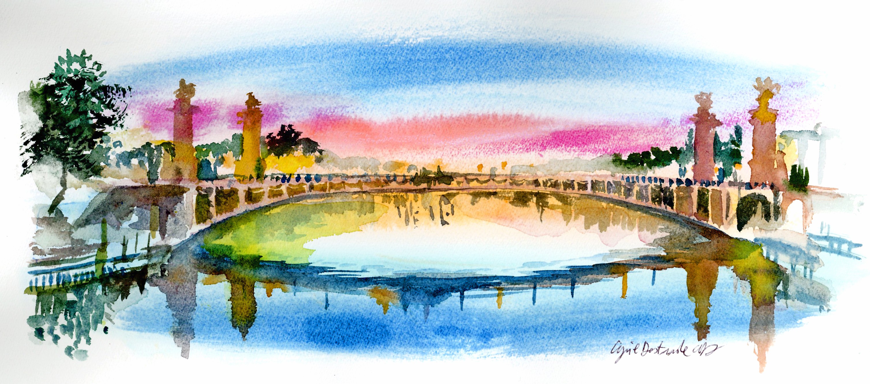 Cyril Destrade, Sunset in Paris Cyril Destrade, Sunset in Paris