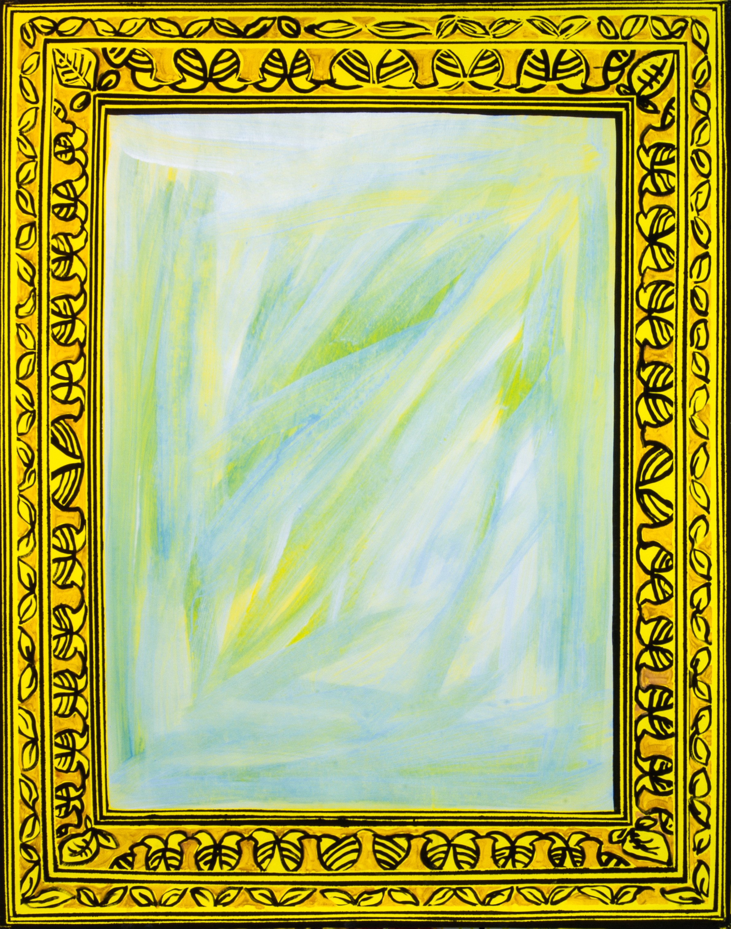 Baptiste Laurent, Miroir sans reflet, moulure noire Baptiste Laurent, Miroir sans reflet, moulure noire