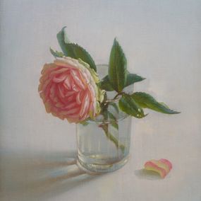 Painting, What the rose tell me, Irina Trushkova