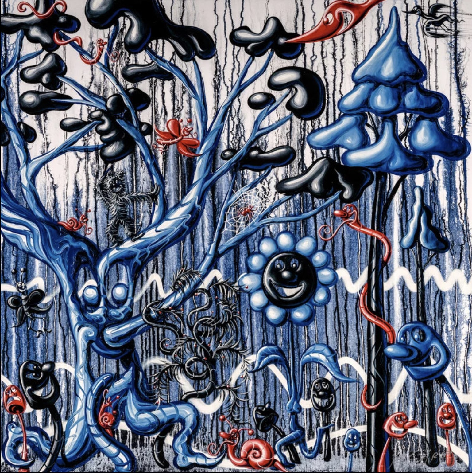 Kenny Scharf, Furungle (Blue) Kenny Scharf, Furungle (Blue)