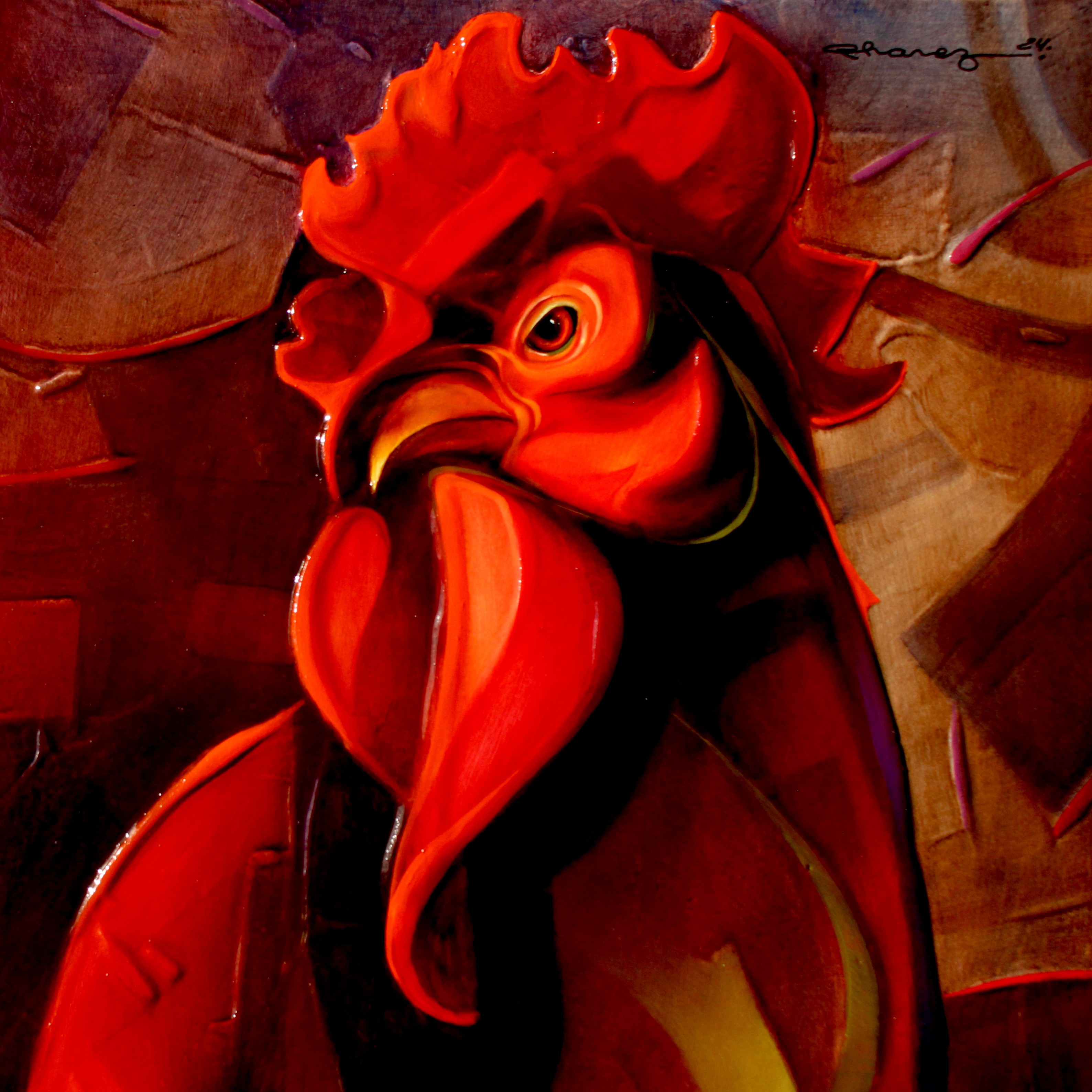 Reinaldo Chavez, Passion in lively red Reinaldo Chavez, Passion in lively red