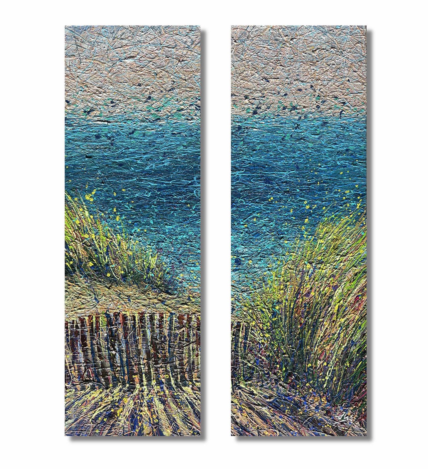 Nadin Antoniuk, Salt & Stillness - Diptych (stretched) Nadin Antoniuk, Salt & Stillness - Diptych (stretched)