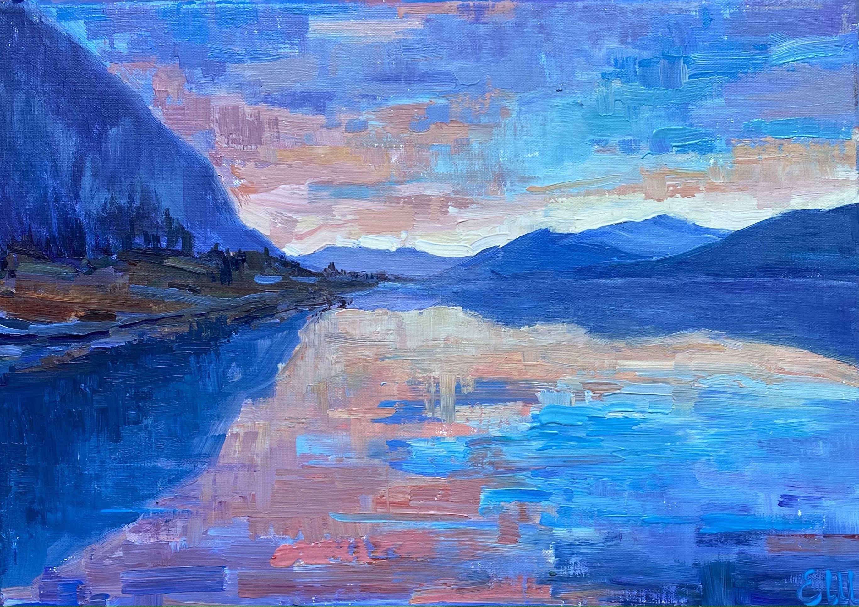 Genia Sheyn, Mountain lake Genia Sheyn, Mountain lake